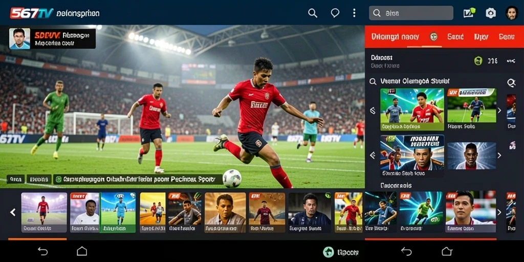 Tampilan gameplay dari 567TV yang menarik dan interaktif.