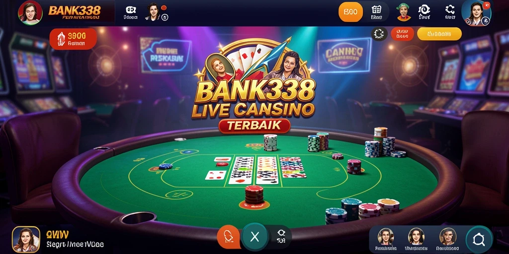 Gameplay Live Casino seru dan interaktif di BANK338.
