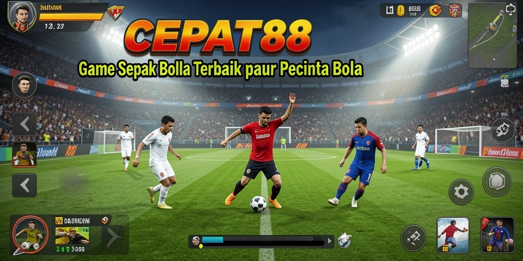 Tampilan gameplay seru dan penuh aksi dalam CEPAT88.