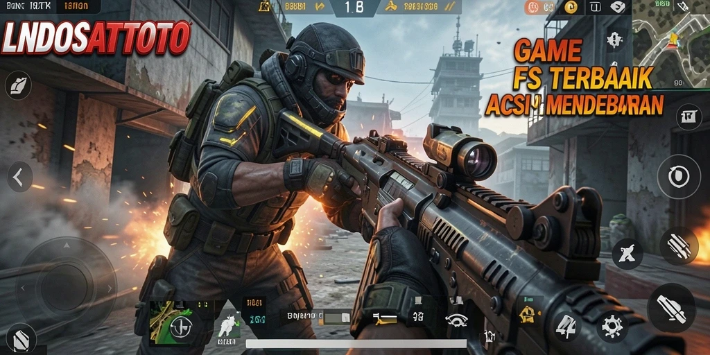Gameplay menegangkan LNDOSATTOTO dengan aksi tembak-menembak yang intens.