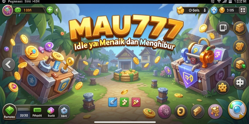 Tampilan gameplay MAU777 dengan mekanisme Idle yang menarik.